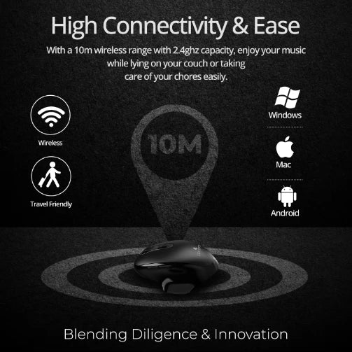 Prism Super Ergonomic Wireless Mouse with modern, sleek design